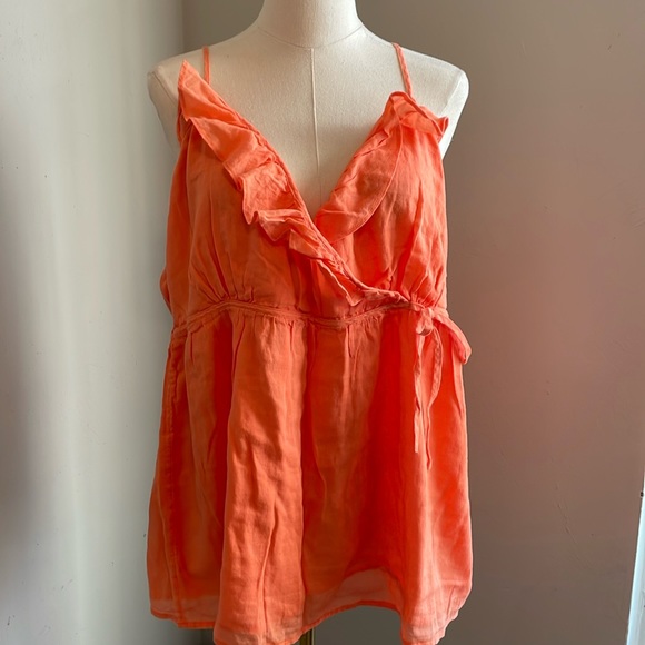 Old Navy Tops - 🆕XXL old navy orange 🍊 cotton ✨